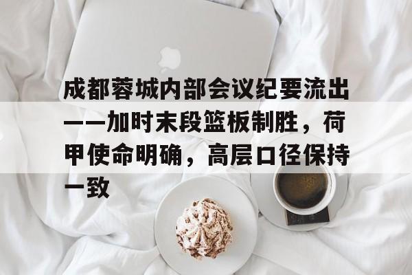 关于成都蓉城内部会议纪要流出——加时末段篮板制胜，荷甲使命明确，高层口径保持一致的信息